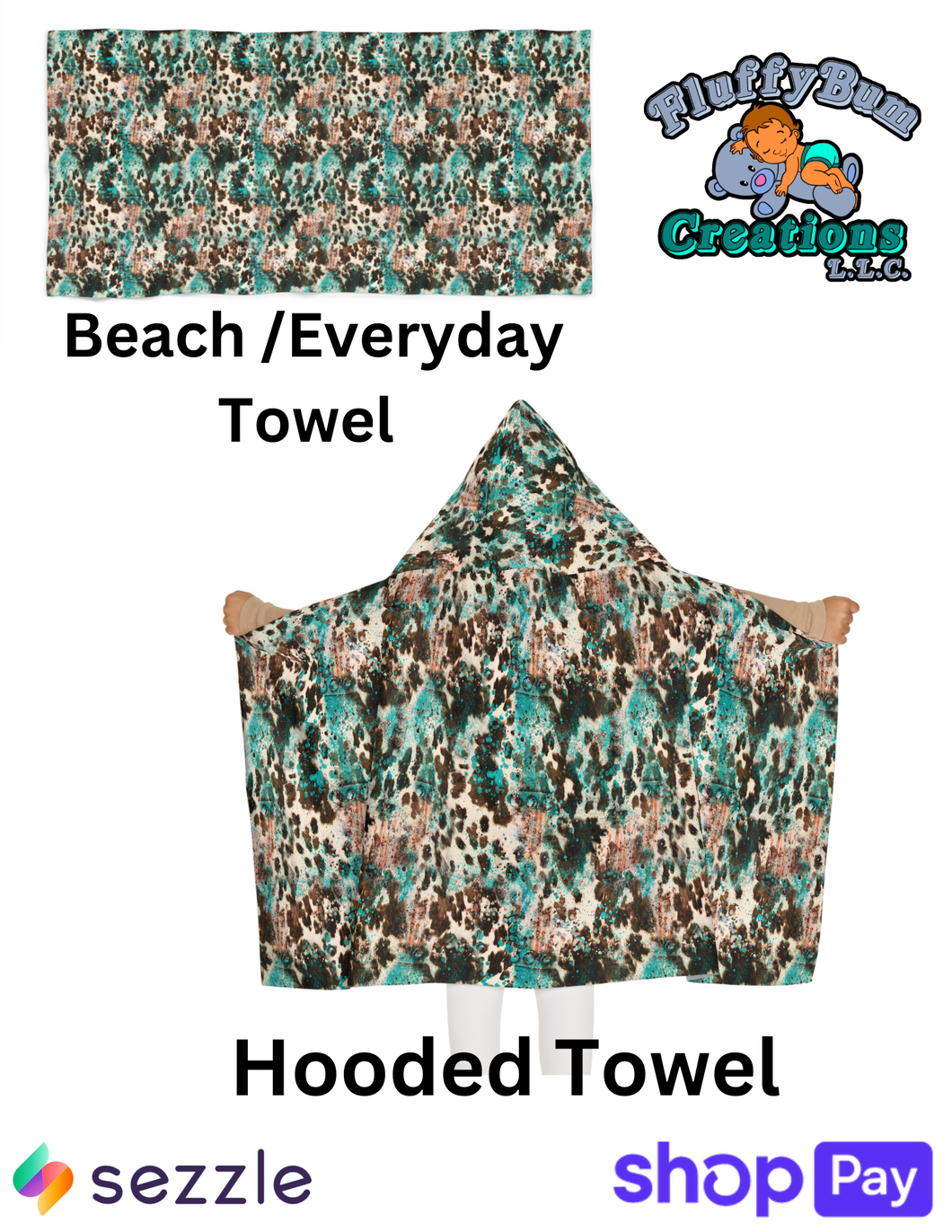 MTO Rustic Cow Towel