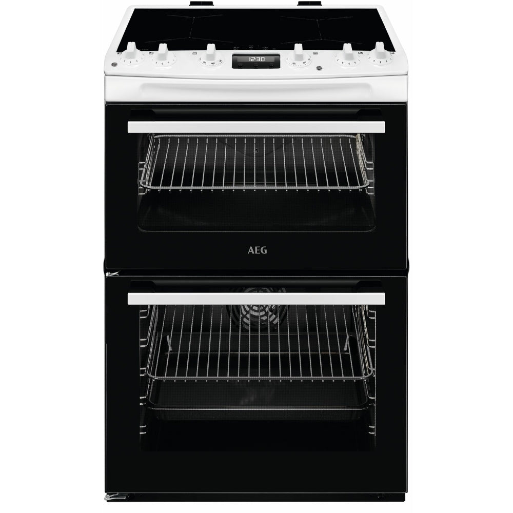 AEG CIX6540ACW Freestanding Induction Electric Cooker White