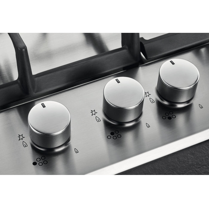 AEG HGB75500SM 5 Burner Stainless Steel Gas Hob