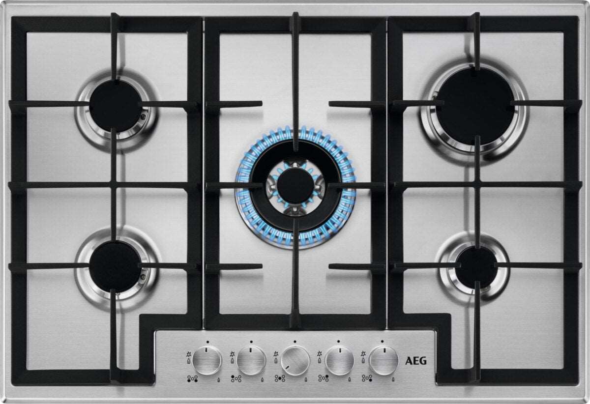 AEG HGB75400SM Gas Hob