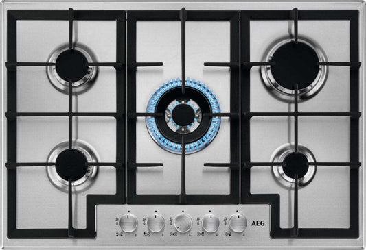 AEG HGB75400SM Gas Hob