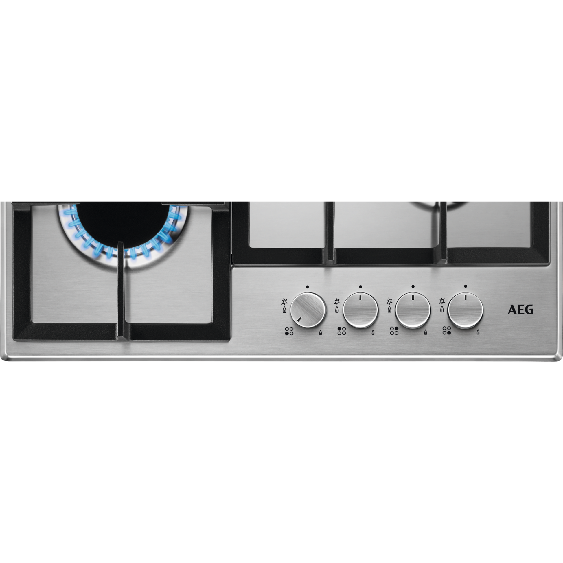AEG HGE64200SM 3000 Series 60cm Slim line Gas Hob