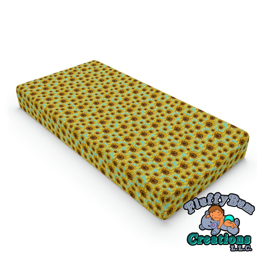 MTO Sunflower Changing Pad Cover