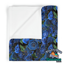 Load image into Gallery viewer, MTO Blue Rose-Blanket
