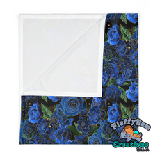 Load image into Gallery viewer, MTO Blue Rose-Blanket
