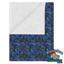 Load image into Gallery viewer, MTO Blue Rose-Blanket
