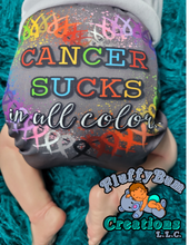 Load image into Gallery viewer, Cancer Sucks In All Colors Diaper
