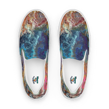 Load image into Gallery viewer, MTO Nebula Men&#39;s slip-on canvas shoes
