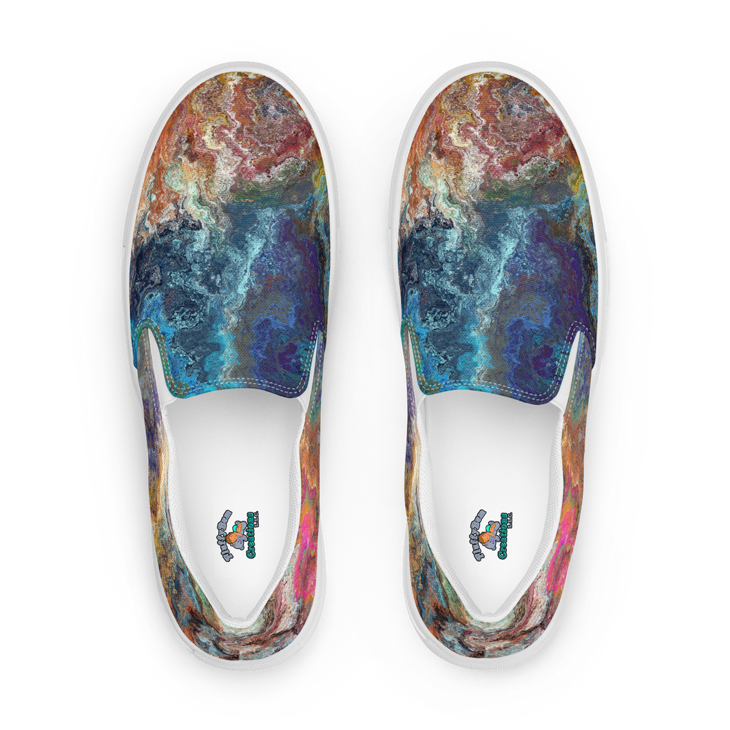 MTO Nebula Men's slip-on canvas shoes